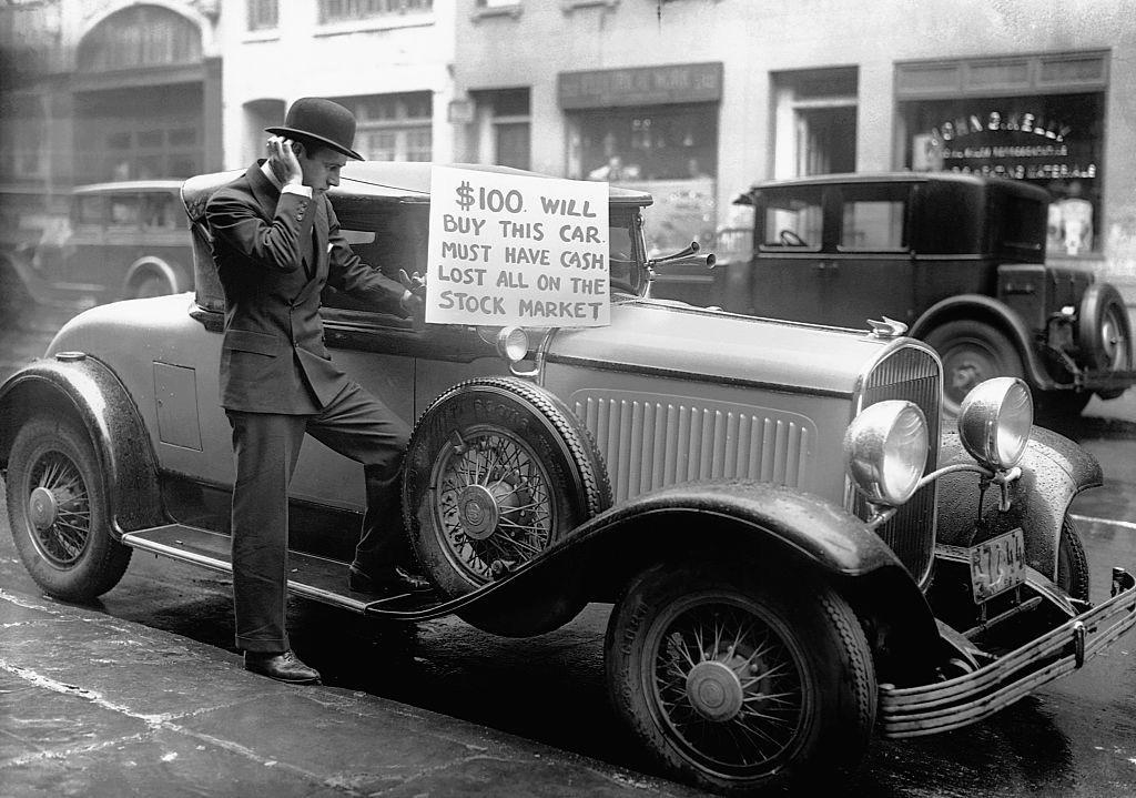 Gotta bet big to win big... Market crash circa 1929.