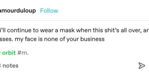 Mask based humans are the next evolutionary step.