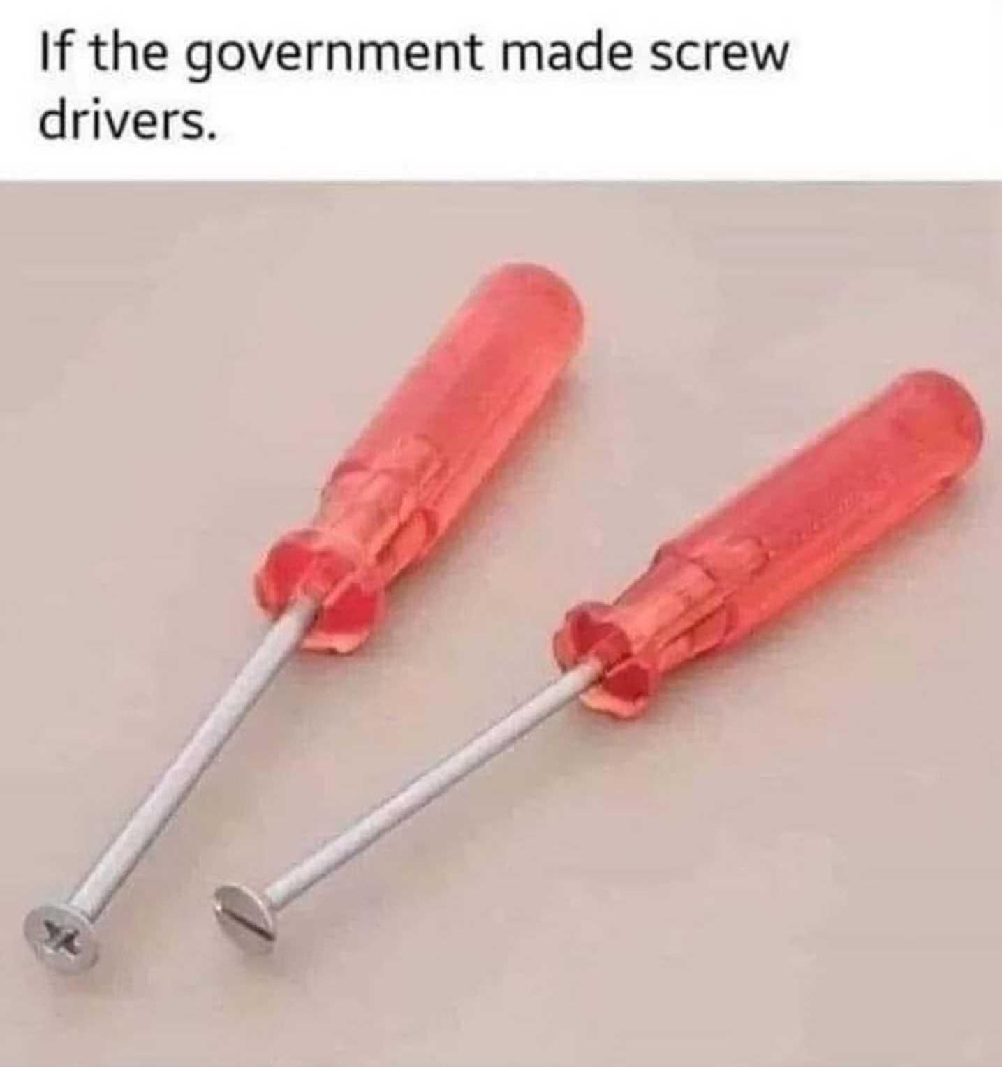 Government Issued Tools...