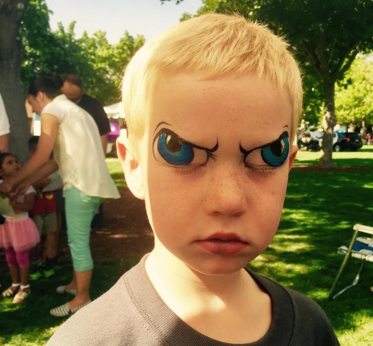 Face painting done right.