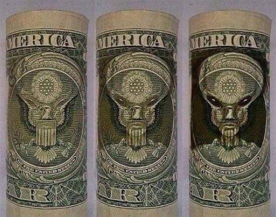 When you increase the contrast on a dollar...