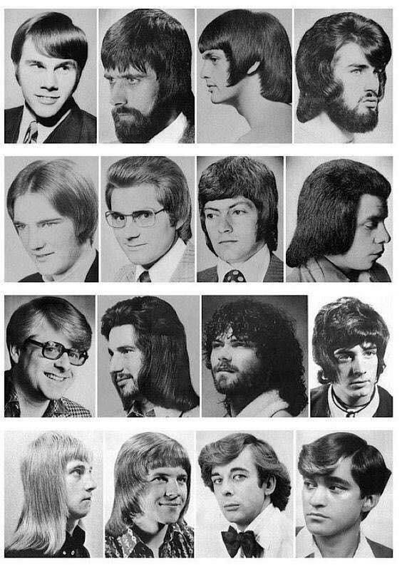 Barber shop style guide late 70's