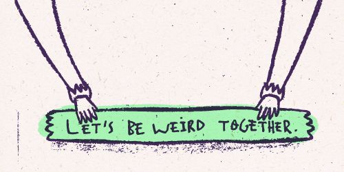 When I'm with my friends.