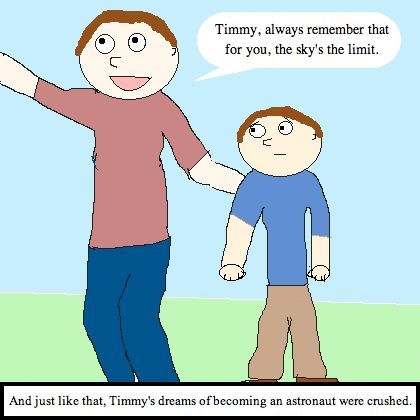 Poor Timmy.