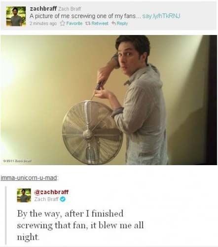 Just Zach Braff.