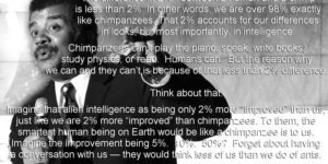 2% – Neil deGrasse Tyson