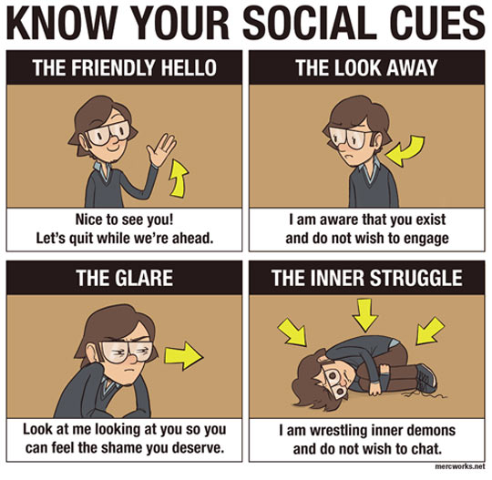 Know your social cues.