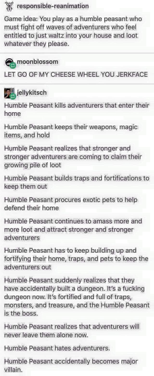 The Humble Peasant - An Origin Story