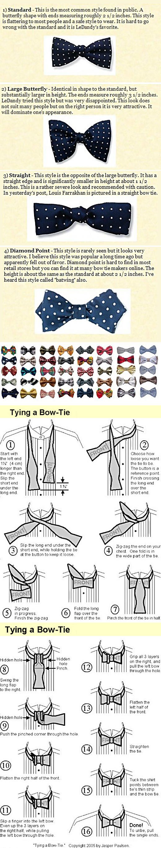 Everything you need to know about the bow-tie.