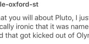 Ironic Pluto