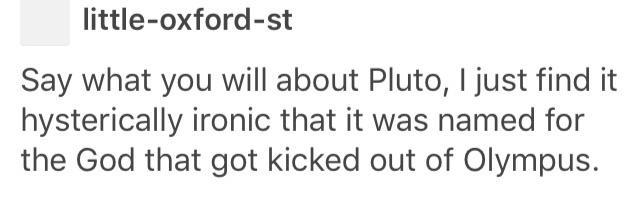 Ironic Pluto