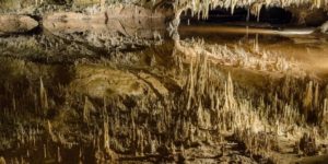 Inside the Earth. Luray Caverns, Va