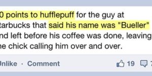 10 points to Hufflepuff!
