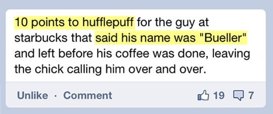 10 points to Hufflepuff!