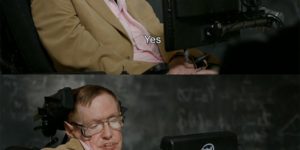 Stephen Hawking and John Oliver