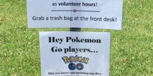 My local nature center is using Pokemon GO to its clean up advantage.