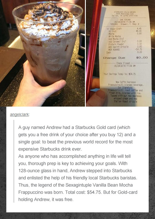 Starbucks Gold.