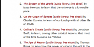 Neil deGrasse Tyson’s list of 8 books every intelligent person should read