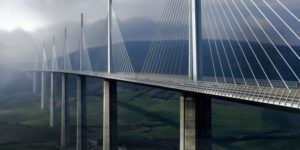 The Millau Viaduct. Tallest bridge in the world