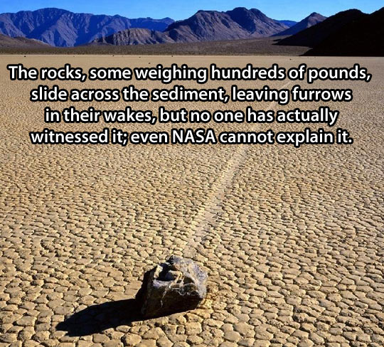 The Sailing Stones.