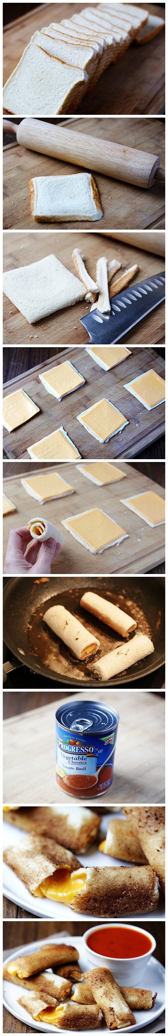 Simple cheese sticks. Genius.