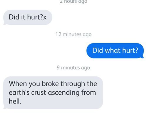 Did it hurt?