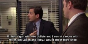 Michael Scott delivers a perfect burn.