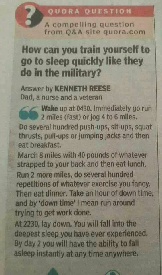 How to get more sleep.