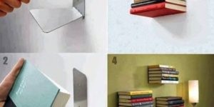 DIY Invisible Book Shelf
