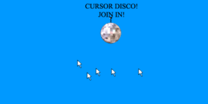 Cursor disco!