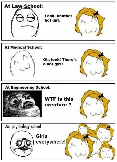 Girls at school.