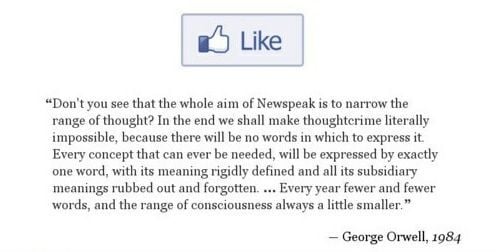 Orwell called it.