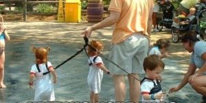 Leashes – keeping your kids gorilla-safe since 1975