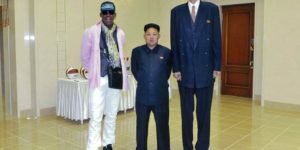 Kim Jung Un, Dennis Rodman and the tallest man in North Korea