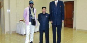 Kim Jung Un, Dennis Rodman and the tallest man in North Korea