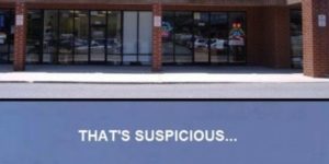That’s suspicious…