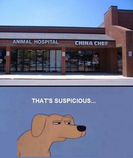 That's suspicious...
