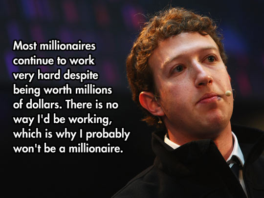 Millionaires Keep Working