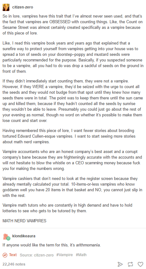 OCD Vampires