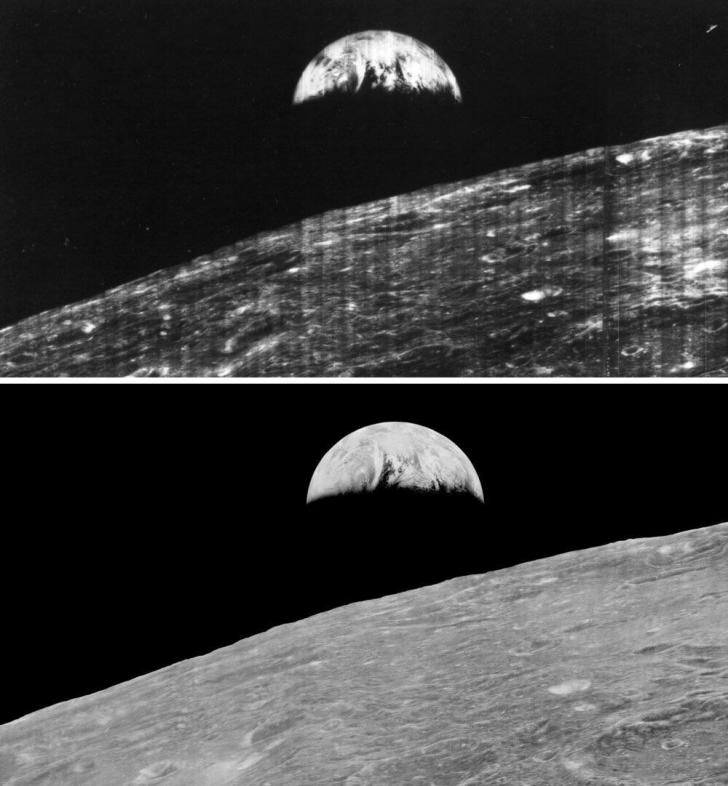 Images from NASA's Lunar Orbiters in 1967/8 were deliberately obscured to conceal the capabilities of American spy tech.