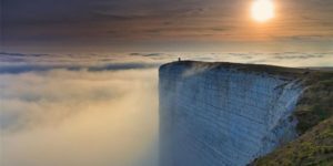 World’s Edge – Beachy Head Cliff, South Coast of England. Photograph by Rhys Davies