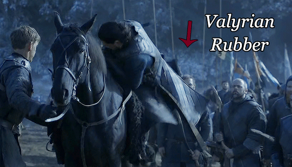 Valyrian steel is very flexible