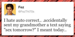 Freaking Fez…