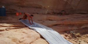 Cliff Slip and Slide.