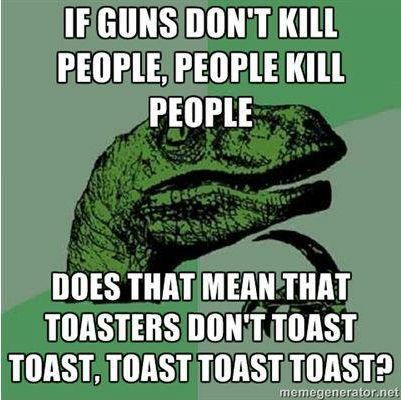 If guns don't kill people...