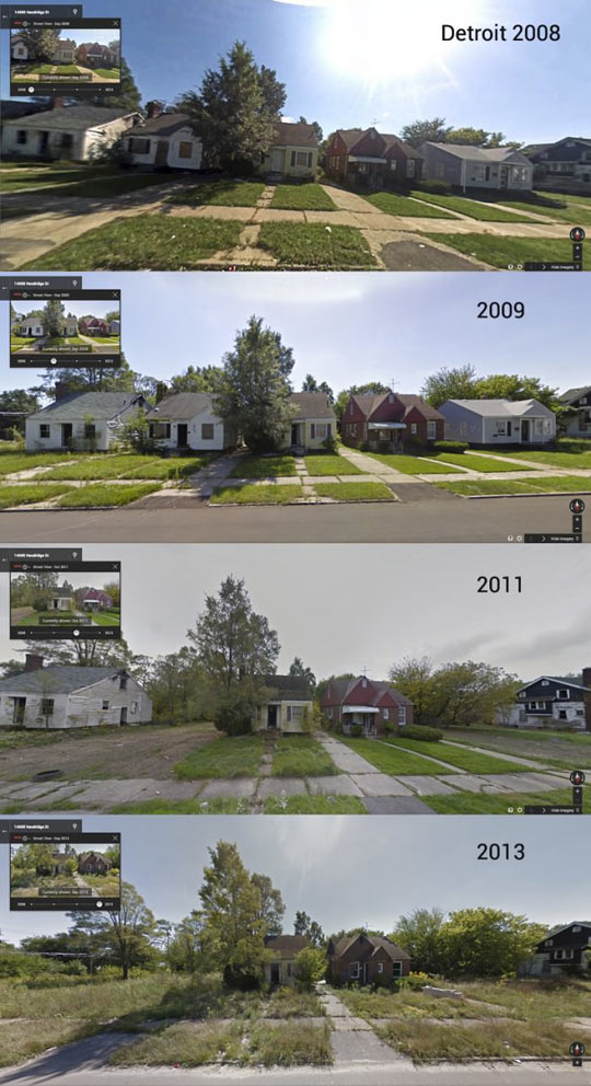 Detroit, a regression.