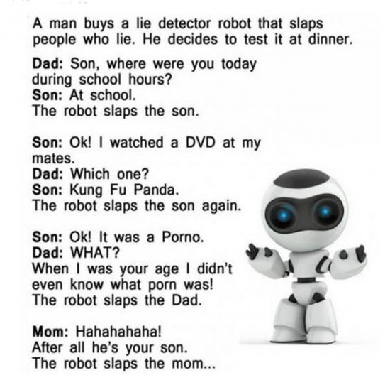 A man buys a robot..