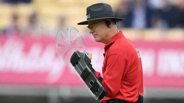 Australian cricket umpires look like they are about to banish you to the shadow world