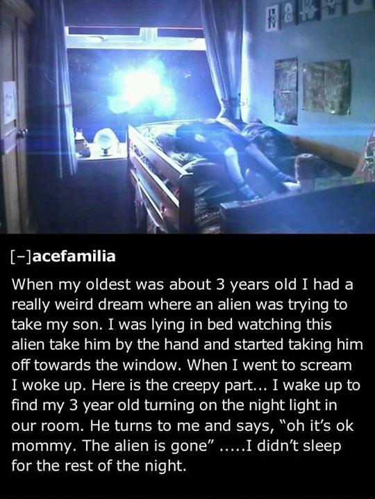 And now I'm wide awake...