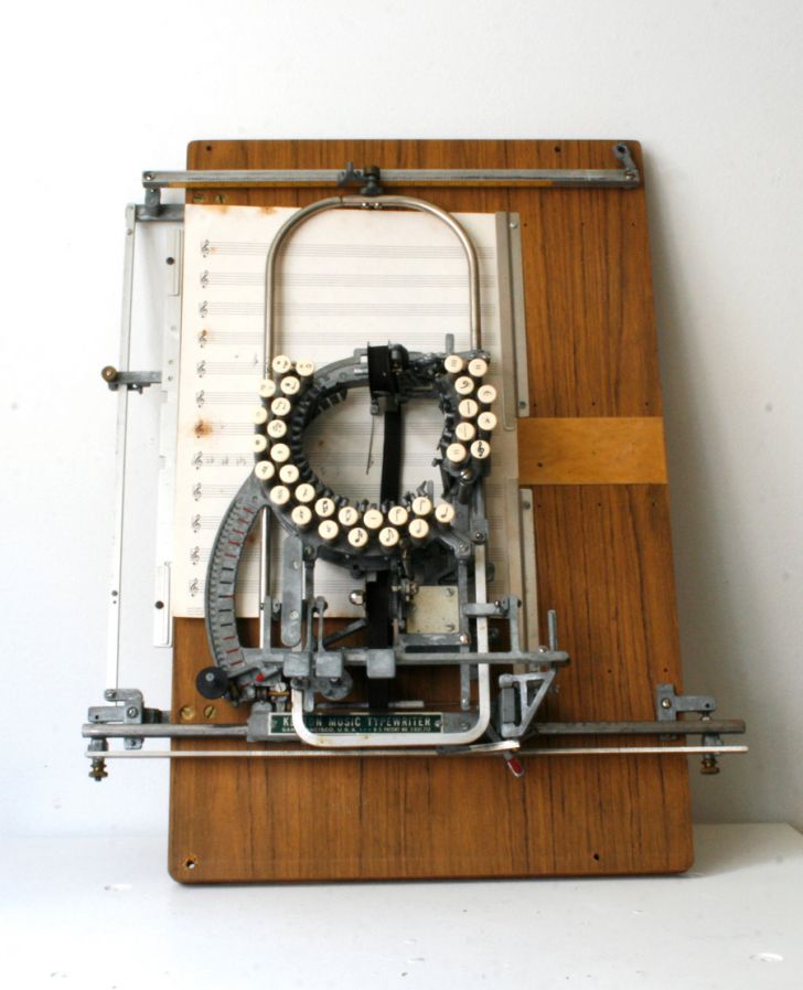 A musical typewriter.